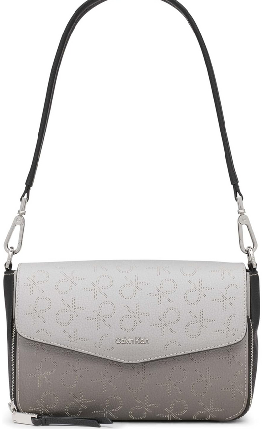 Calvin Klein Gabrianna Bubble Lamb North/South Key Item Tote