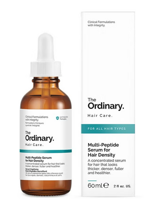 The Ordinary Multi-Peptide Serum for Hair Density, Hair Repair Care, Polypeptide Hair Growth Essential Oil, for All Hair Types, 60ML