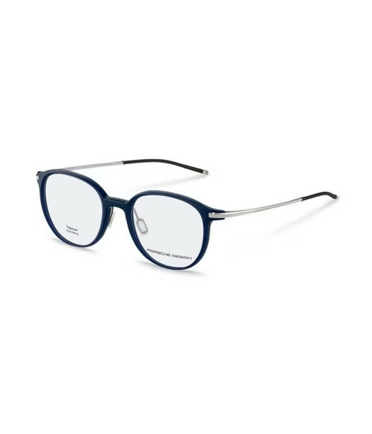 Porsche Design Unisex Round Blue Light Filter Eyeglasses - P8734 C 51