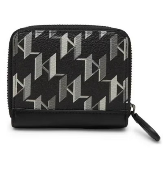 Karl Lagerfeld Paris Ikonik Small Zip Wallet