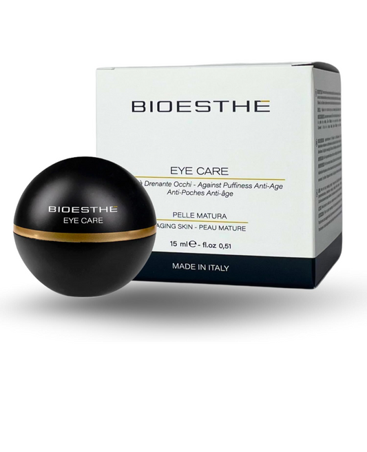 Bioesthe Eye Care Cream – Anti-Aging & Draining Formula with Peptides & Caffeine Niosomes – Reduces Wrinkles, Eye Bags & Dark Circles – 15ml