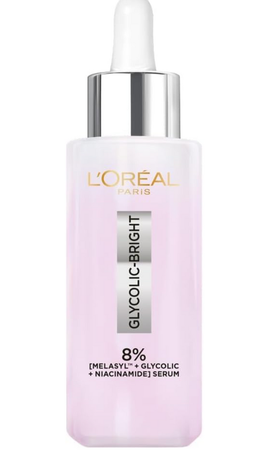 L'Oréal Paris Melasyl Glycolic Acid and Anti Dark Spot Face Serum with Niacinamide, Instant Glow 30 ml