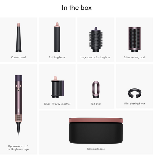 Limited Edition Dyson Airwrap i.d.™ Multi-Styler and Dryer Straight+Wavy (Jasper Plum)