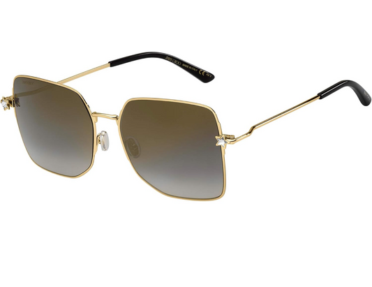 Jimmy Choo TRISHA/G/SK Gold/Grey Shaded 58/17/150 women Sunglasses
