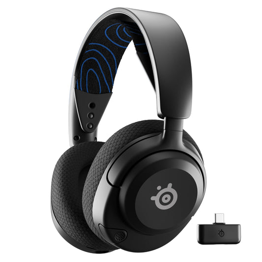 SteelSeries Arctis Nova 7P Wireless Gaming Headset – PS5, PC, Switch & Mobile Compatible – Black