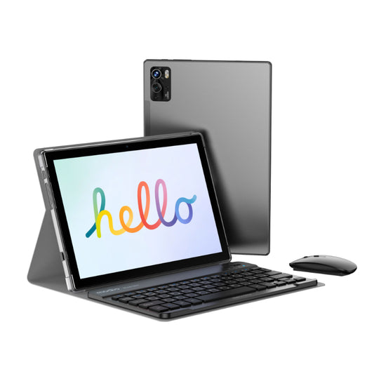 Modio M27 Kids Smart Tablet – 10.1” Display, 8GB RAM, 512GB Storage, Dual SIM + 5G, Wi-Fi – Silver (With Bluetooth Keyboard)
