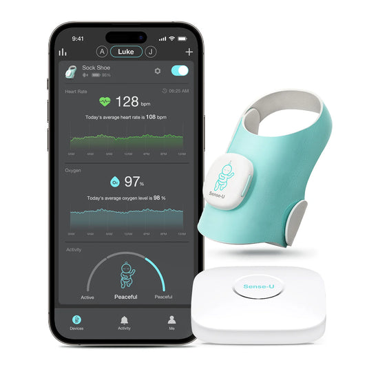 Sense-U Smart Baby Sock – Aquamarine