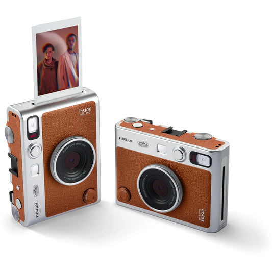 FUJIFILM INSTAX MINI EVO CAMERA BROWN