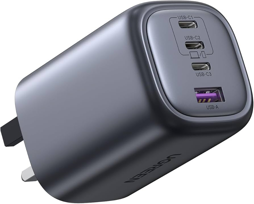 UGREEN Nexode 100W USB-C Charger – 4-Port GaN Fast Charger for Laptops, Tablets & Phones