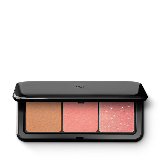 KIKO Milano Multi Finish Trio Blush & Bronzer Palette – 01