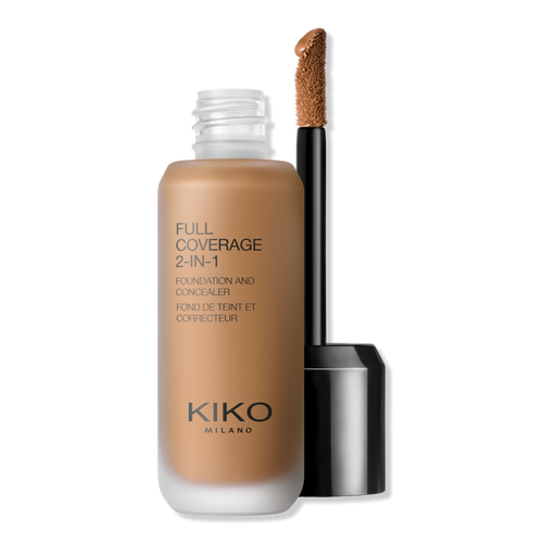 KIKO Milano Full Coverage 2-In-1 Foundation And Concealer Warm Beige 55