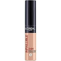 L’Oréal Paris Concealer, Full Coverage, Longwear with a Matte Finish, Infallible 24H More Than Concealer, 327 Cashmere