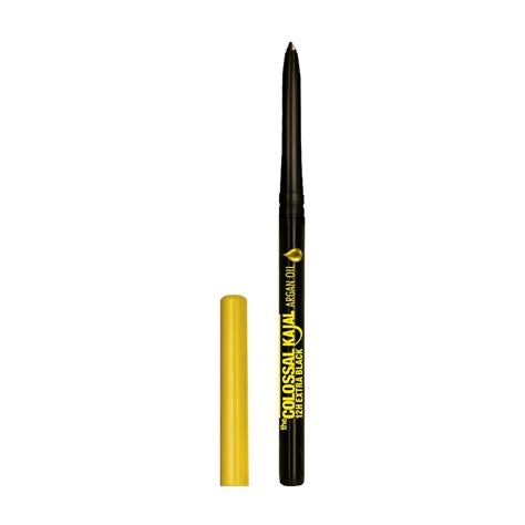 Maybelline New York Colossal Eyeliner with Argan Oil, Matte, Black, Pencil