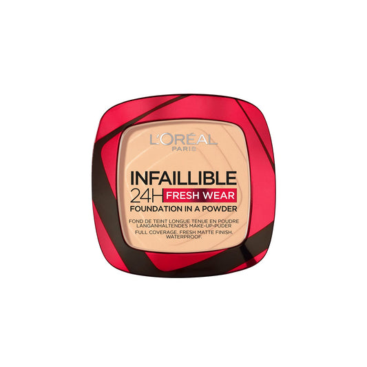 L’Oréal Infaillible 24H Fresh Wear Foundation In A Powder, 40 Cashmere, 9 grams 40 Cashmere
