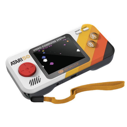 My Arcade Atari Pocket Player Pro: Portable Video Game System with 100 Games, 2.75" Color Display, Ergonomic Design